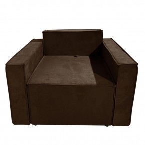 Кресло-кровать Принц КК1-ВК (велюр коричневый) в Урае - uray.ok-mebel.com | фото 1