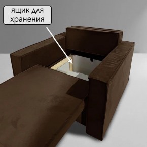 Кресло-кровать Принц КК1-ВК (велюр коричневый) в Урае - uray.ok-mebel.com | фото 6