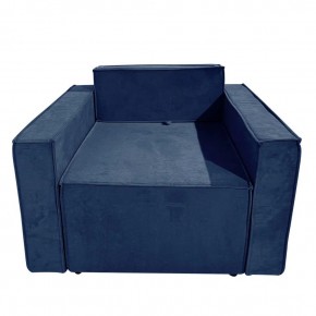 Кресло-кровать Принц КК1-ВСи (велюр синий) в Урае - uray.ok-mebel.com | фото 1