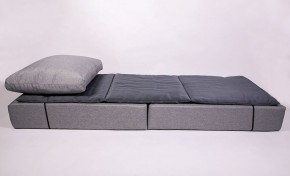 Кресло-кровать-пуф бескаркасное Прайм (Серый) в Урае - uray.ok-mebel.com | фото 5