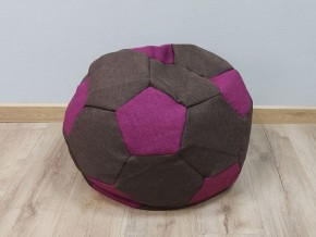 Кресло-мешок Мяч S (Savana Chocolate-Savana Berry) в Урае - uray.ok-mebel.com | фото