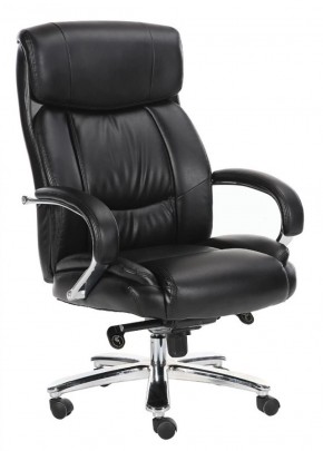 Кресло офисное BRABIX "Direct EX-580" (хром/рециклированная кожа/черное) 531824 в Урае - uray.ok-mebel.com | фото 1