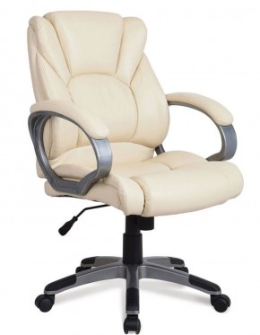 Кресло офисное BRABIX "Eldorado EX-504", экокожа, бежевое, 531167 в Урае - uray.ok-mebel.com | фото