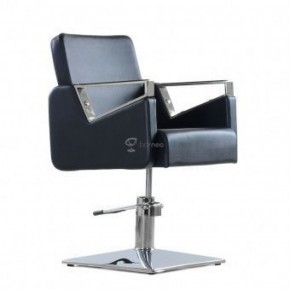 Кресло парикмахерское Barneo 6300V5 черное в Урае - uray.ok-mebel.com | фото