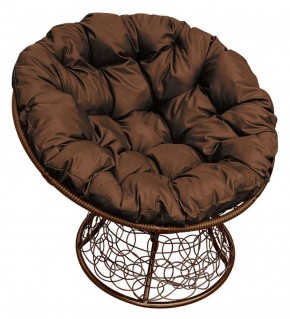 Кресло "ПАПАСАН" ротанг (каркас коричневый) в Урае - uray.ok-mebel.com | фото
