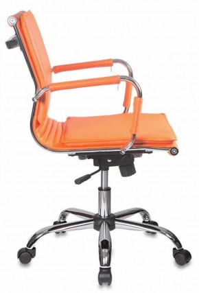Кресло руководителя Бюрократ CH-993-LOW/ORANGE оранжевый в Урае - uray.ok-mebel.com | фото 2