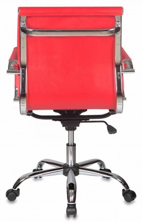 Кресло руководителя Бюрократ CH-993-LOW/RED красный в Урае - uray.ok-mebel.com | фото 4
