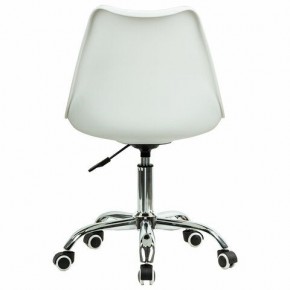 Кресло стул BRABIX "Eames MG-310 CH", хром, пластик белый, ткань серая, 532924 в Урае - uray.ok-mebel.com | фото 4