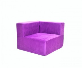 Кресло-угловое-модуль бескаркасное Тетрис 30 (Фиолетовый) в Урае - uray.ok-mebel.com | фото