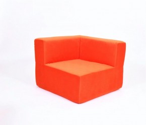 Кресло-угловое-модуль бескаркасное Тетрис 30 (Оранжевый) в Урае - uray.ok-mebel.com | фото