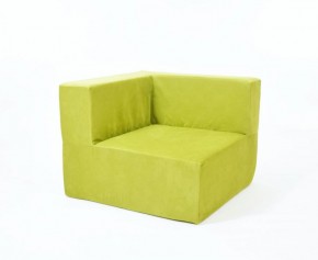 Кресло-угловое-модуль бескаркасное Тетрис 30 (Зеленый) в Урае - uray.ok-mebel.com | фото