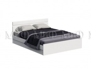 НЭНСИ NEW Кровать 1,4 м (Белый глянец холодный/Белый) в Урае - uray.ok-mebel.com | фото 1
