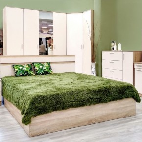 Кровать 1600 Салоу с настилом (Дуб сонома/перламутр) в Урае - uray.ok-mebel.com | фото 5
