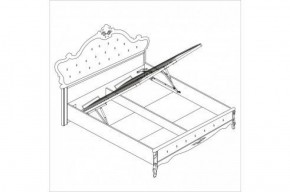 Кровать 1800 Мишель с мягким изголовьем в Урае - uray.ok-mebel.com | фото 3
