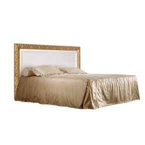 Кровать 2-х спальная (1,4 м)Тиффани штрих-лак/золото с подъемным механизмом (ТФКР140-2[7]) в Урае - uray.ok-mebel.com | фото