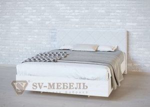 Кровать 1400 двойная №1 изголовье Ромб в Урае - uray.ok-mebel.com | фото 1