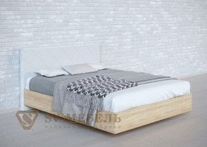 Кровать 1400 двойная №1 изголовье Ромб в Урае - uray.ok-mebel.com | фото 6