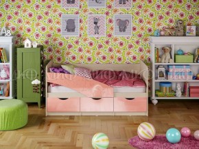 Кровать Бабочки (Розовый металлик) 1600 в Урае - uray.ok-mebel.com | фото