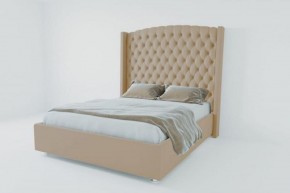 Кровать Берлин ЛЮКС без основания 800 (велюр светло-серый) в Урае - uray.ok-mebel.com | фото