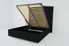 Кровать Берлин ЛЮКС с ПМ 900 (экокожа кольт ч) в Урае - uray.ok-mebel.com | фото