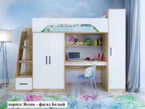 Кровать-чердак Тея + Шкаф-Пенал Тея в Урае - uray.ok-mebel.com | фото 8