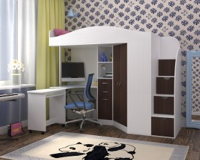 Кровать-чердак Юниор 4 (800*1900) в Урае - uray.ok-mebel.com | фото 2