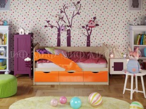 ДЕЛЬФИН-1 Кровать 1600 (Оранжевый металлик) в Урае - uray.ok-mebel.com | фото