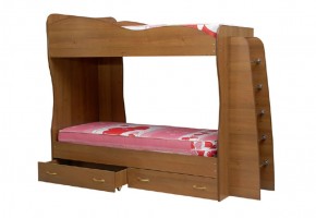 Кровать детская 2-х ярусная Юниор-1 (800*2000) ЛДСП в Урае - uray.ok-mebel.com | фото