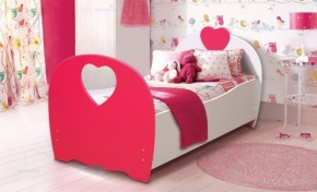 Кровать детская Сердце (800*1600) МДФ матовый в Урае - uray.ok-mebel.com | фото 1