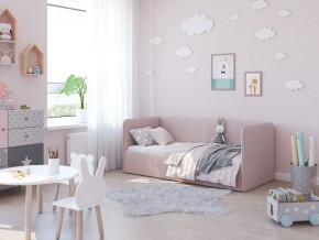 Кровать-диван Leonardo 160*70 (Розовый) + боковина в Урае - uray.ok-mebel.com | фото 5