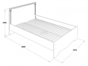 Кровать двойная Ольга 1Н + 2-а ящика (1600*2000) в Урае - uray.ok-mebel.com | фото 2