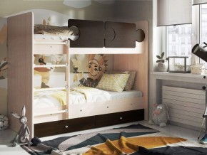 Кровать двухъярусная "Тетрис" (латы) с бортиками + ящики в Урае - uray.ok-mebel.com | фото 2