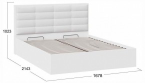 Кровать двуспальная Агата с ПМ Тип 1 в Урае - uray.ok-mebel.com | фото 4