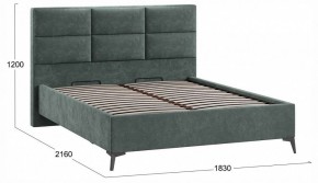 Кровать двуспальная Делана с ПМ Тип 1 в Урае - uray.ok-mebel.com | фото 4