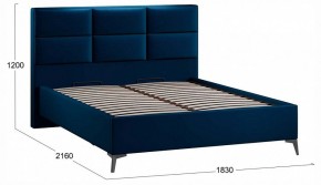 Кровать двуспальная Делана с ПМ Тип 1 в Урае - uray.ok-mebel.com | фото 4