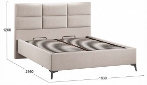 Кровать двуспальная Делана с ПМ Тип 1 в Урае - uray.ok-mebel.com | фото 4