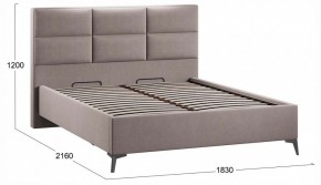 Кровать двуспальная Делана с ПМ Тип 1 в Урае - uray.ok-mebel.com | фото 4