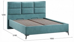 Кровать двуспальная Делана с ПМ Тип 1 в Урае - uray.ok-mebel.com | фото 4