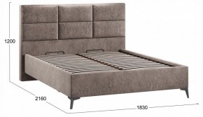 Кровать двуспальная Делана с ПМ Тип 1 в Урае - uray.ok-mebel.com | фото 4