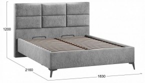 Кровать двуспальная Делана с ПМ Тип 1 в Урае - uray.ok-mebel.com | фото 4