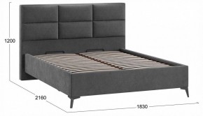 Кровать двуспальная Делана с ПМ Тип 1 в Урае - uray.ok-mebel.com | фото 4