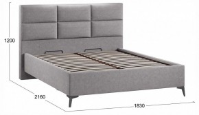 Кровать двуспальная Делана с ПМ Тип 1 в Урае - uray.ok-mebel.com | фото 4