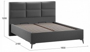Кровать двуспальная Делана с ПМ Тип 1 в Урае - uray.ok-mebel.com | фото 4