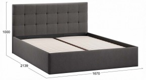 Кровать двуспальная Джоли с ПМ Тип 1 в Урае - uray.ok-mebel.com | фото 4