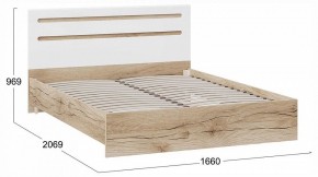 Кровать двуспальная Фьюжн ТД-260.01.03 в Урае - uray.ok-mebel.com | фото 3