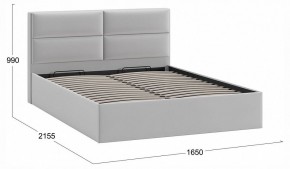Кровать двуспальная Глосс с ПМ Тип 1 в Урае - uray.ok-mebel.com | фото 4