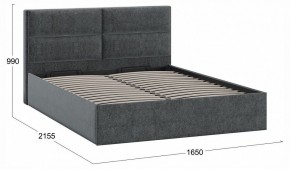 Кровать двуспальная Глосс с ПМ Тип 1 в Урае - uray.ok-mebel.com | фото 4