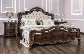 Кровать двуспальная Илона с мягким изголовьем (1800) караваджо в Урае - uray.ok-mebel.com | фото