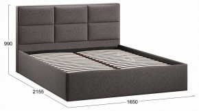 Кровать двуспальная Стелла с ПМ Тип 1 в Урае - uray.ok-mebel.com | фото 4