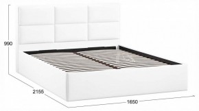 Кровать двуспальная Стелла с ПМ Тип 1 в Урае - uray.ok-mebel.com | фото 4